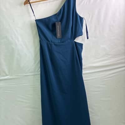 Elle Zeitoune Womens Size 10 Party Dress Blue BNWT