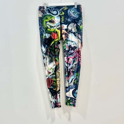 Blackmilk ''Sketches of a Bitter Man'' by James Patrick Leggings Size L