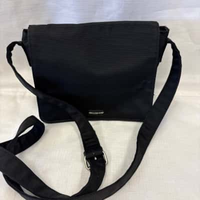 Mallencamp Women's Cross Body / Messenger Canvas Bag Black  
