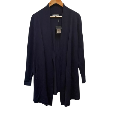 Basque Navy Blue Cardigan Size 14
