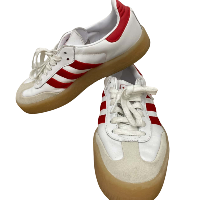 Adidas Mens white/red shoes Size UK 7
