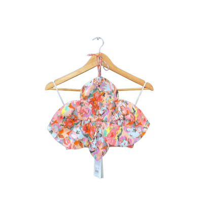 Steele Size S Cropped Top Floral/Multicoloured/Pattern/Pink BNWT