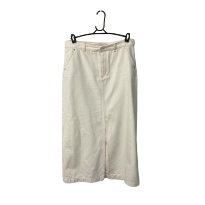 Witchery Womens  Size 12 Denim Skirt White