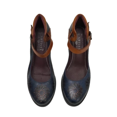 Spring Step L’Artiste Charliza Navy Flats Size 36