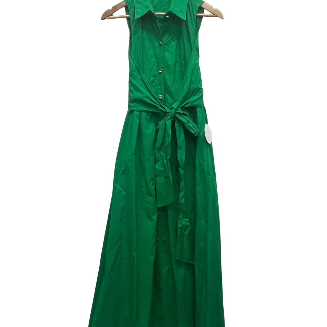 Sheike Cecilia Midi Dress 100%Cotton Size 10 Sleeveless Dress Green (s) -  New With Tags | Salvos Stores