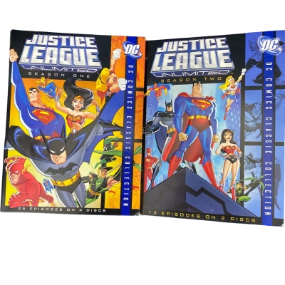 Justice League Unlimited. Season 1 & Season 2. 6x DVD’s