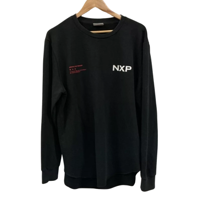 NXP Mens Size L Pullover Black 