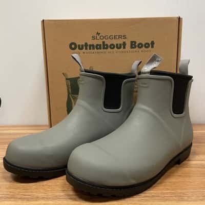  Sloggers Flint Grey Outnabout Waterproof All-Condition Boots Size 10 