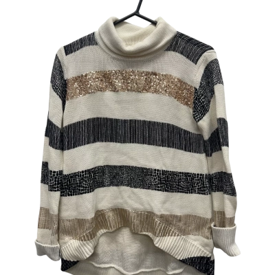 Sass & Bide Women’s Cream/Black/Gold Jumper