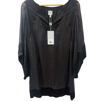 Brand New Halston Heritage Short Embroidered Silk Tunic Size 4 