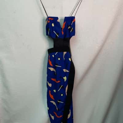 Shona Joy Womens  Size 6 Mini Dress Blue 