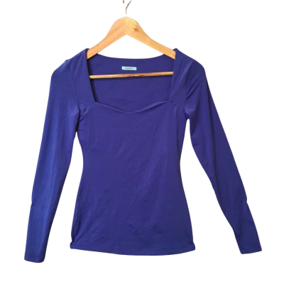 Women’s Size 1 Blue Kookai Long Sleeve Top