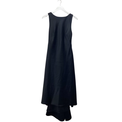 GEORGE Size 10 Australian Made Black Backless Formal Dress 