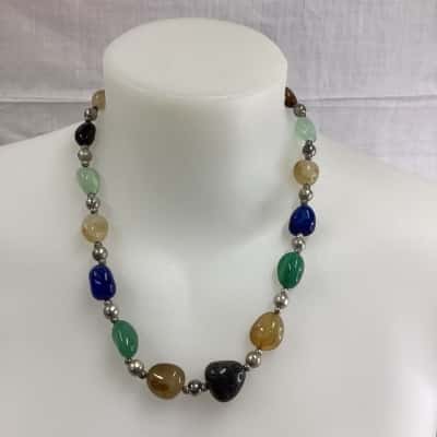 Semi Precious Stone Necklace 