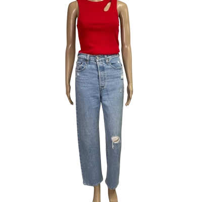Levi’s women’s rib cage straight ankle jeans size 24