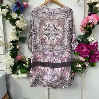 Laura Ashley Womens  Size 8 Mini Dress Multicoloured 