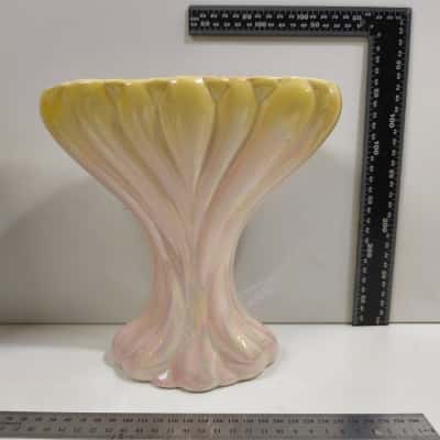 Pates Pottery Australia Yellow Pink Vintage 