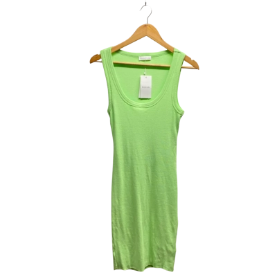 KOOKAÏ Women’s Cotton Sleeveless Dress Lime Light BNWT