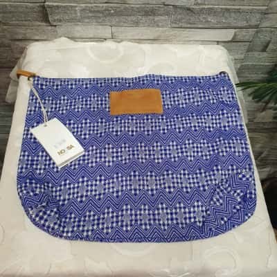  Womens Noosa Amsterdam Handbag Blue / White ,brown no strap