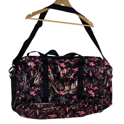 Culture Kings NFS Elite Gym Duffle Bag - Pink/Black Paisley