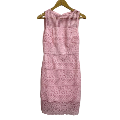 Review Womens  Size 8 Pink formal dress 
