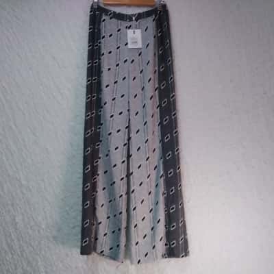 NEW! C/MEO Collective Women's Strange Day Pants - Size M - Black & White Geo Print