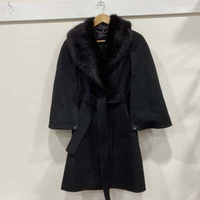 Karen Millen Womens  Size UK8 Winter Coat Black  