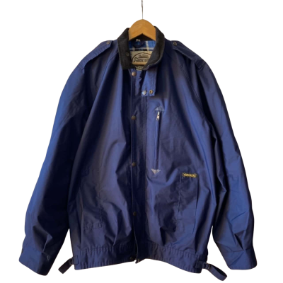Driza-Bone Mens  Size XL Front Zipper Navy Blue 