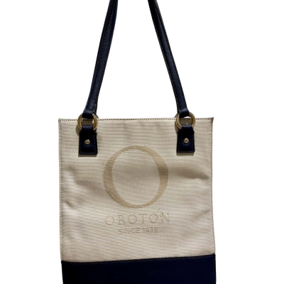 Oroton Womens Shoulder Bag Blue / Cream 