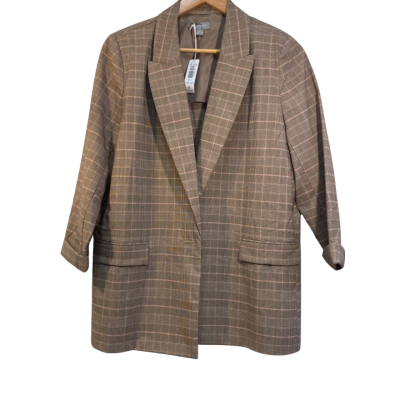 Suzannegrae Womens Blazer and pants set Size 12 / S Brown / Striped 