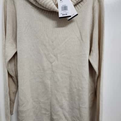 Rockmans Womens  Size XL Pullover Off White 