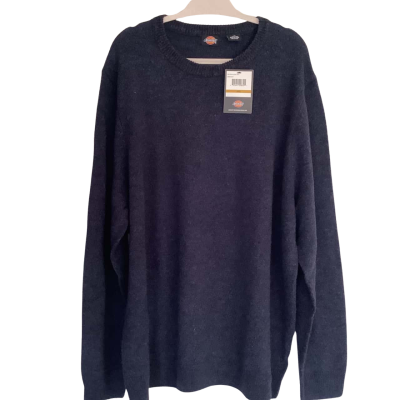 BNWT**Dickies.  Midnight Blue Crew Neck Jumper.  Size 4XB