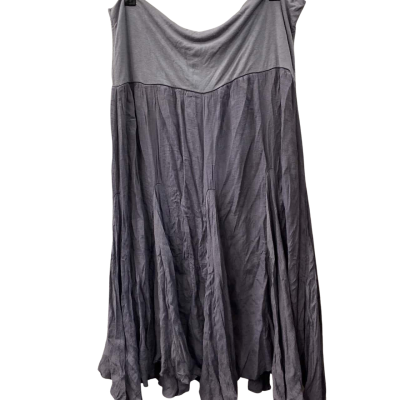 Crossroads Womens  Size 20 Ruffled Hemline Skirt Grey 