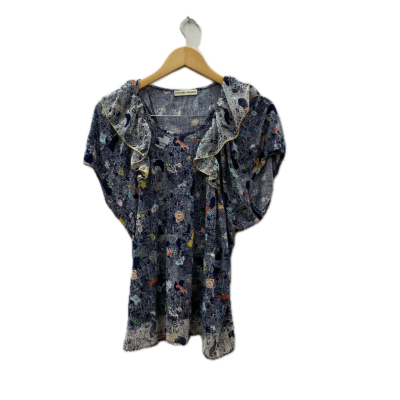 Tsumori Chisato Womens Top Size 2 Multicoloured / Navy Blue / Pattern / White 