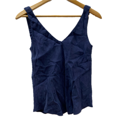 Once/Was Womens top  Size 0 Navy Blue 