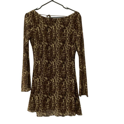 Ally - Women's - Size 10 / S - Mini Dress Animal print -NEW WITH TAG