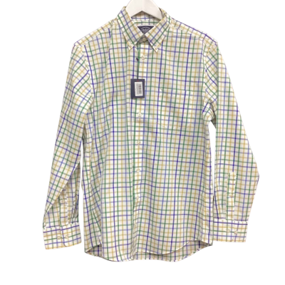 Charles Trywhitt Mens  Size M Checked Shirt Blue / Green / White / Yellow 