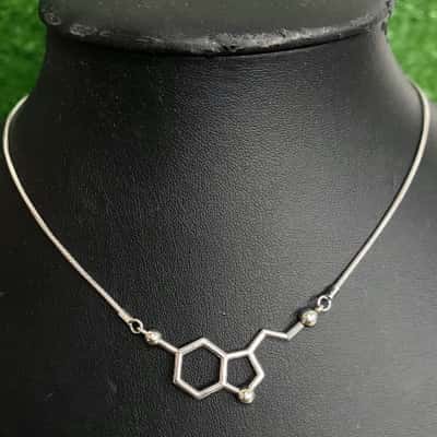 Sterling Silver Serotonin Necklace (Stamped 925)