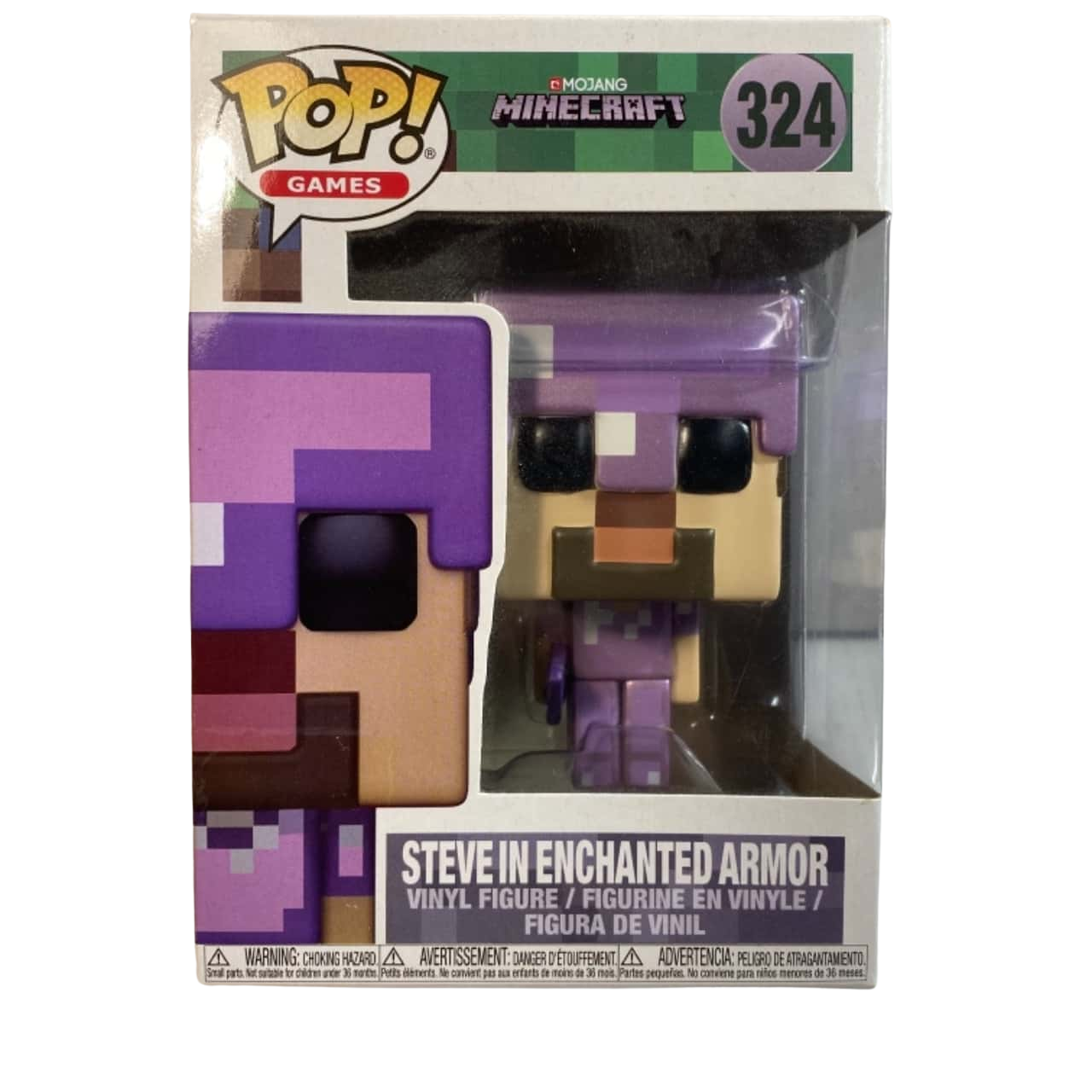 ゲームキャラクター Funko Minecraft Steve in Enchanted Armo Funko Pop Minecraft Steve In Enchanted Armor (Toys R Us
