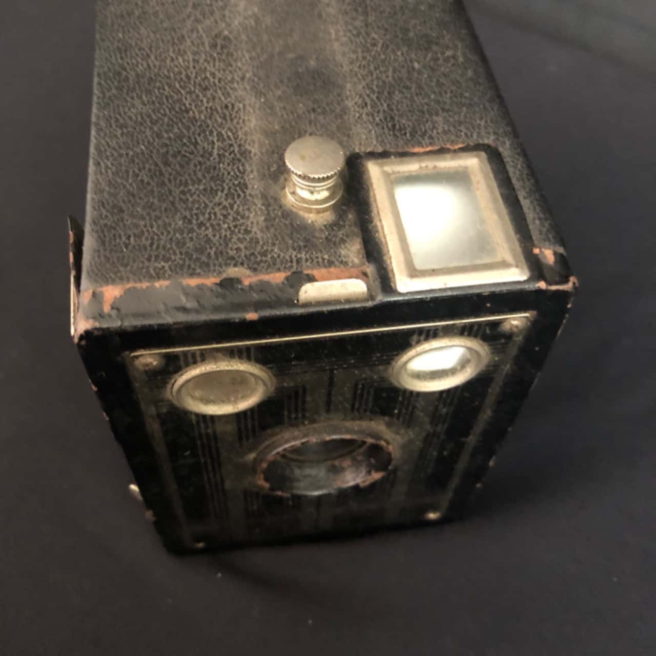 Vintage Kodak Brownie Junior Six20 Art Deco 620 Roll Film Box Camera V13