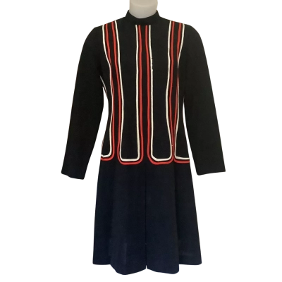 Vintage. Jaki K  Black Knit Dress   Size Vintage 16 