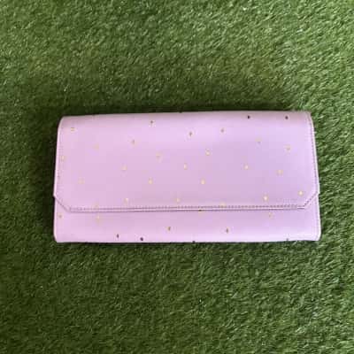 Kikki K Lilac Leather Travel Wallet