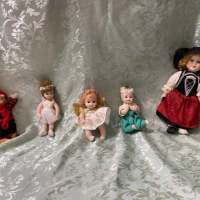 5 Porcelain Dolls