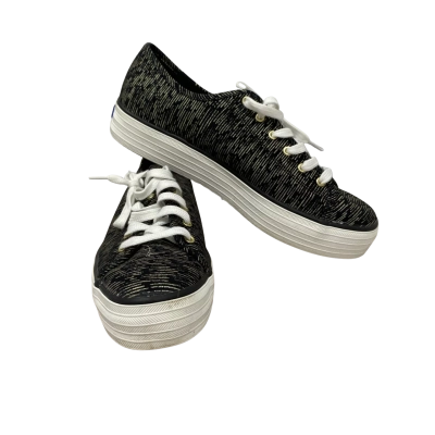 Keds Womens  Size 6 Black  / Gold shoes