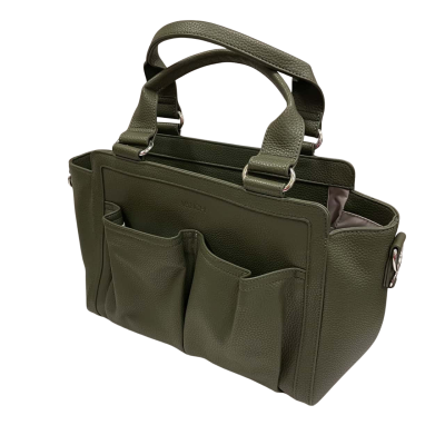 Vanchi Womens Handbag Khaki 