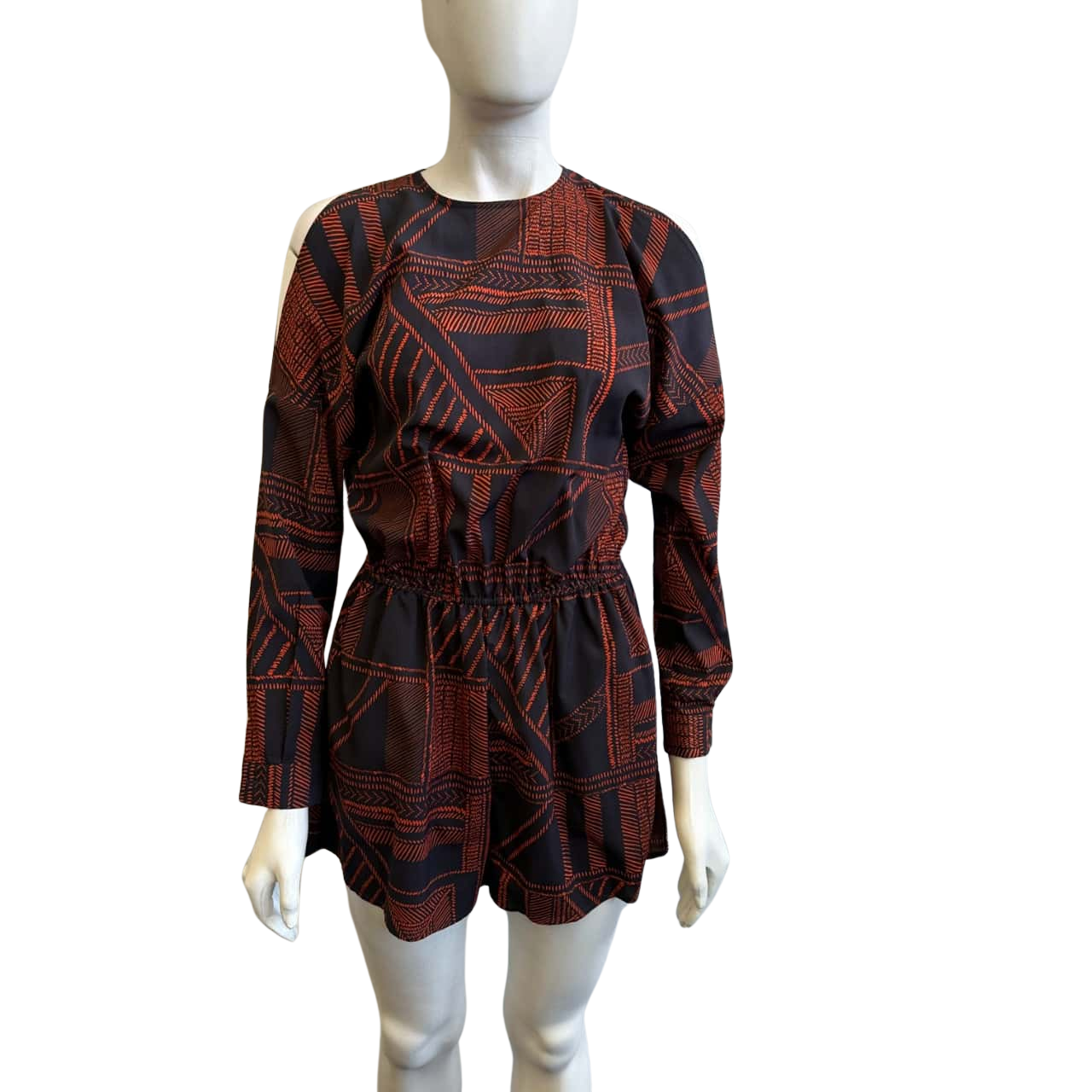 BNWT The Fifth Label Women's Size XS Long Sleeve Playsuit Navy Blue — free download