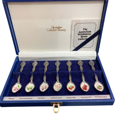 Australian Collectors Treasury Wildflower Spoon Collection 