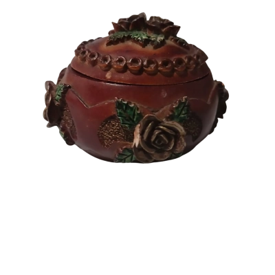 Detailed Wooden Trinket Box 