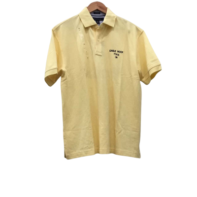 Tommy Hilfiger Mens  Size M Short Sleeve Shirt Mustard 