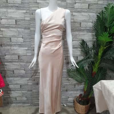 Bec & Bridge Womens  Size 8 Bodycon Dress / Cocktail Dress / Maxi Dress Champagne 